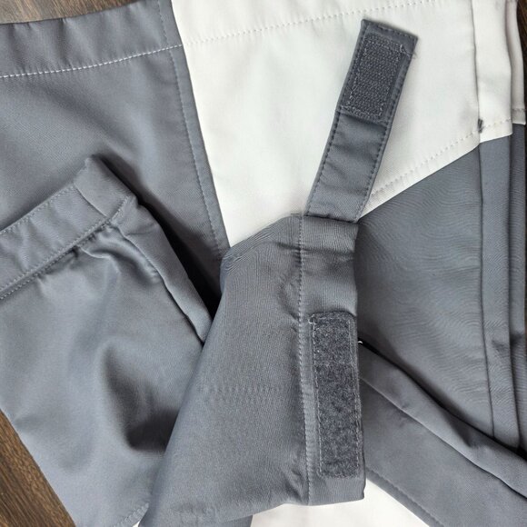 Womens Free Tech Arctic White & Gray Hooded Jacket Full Zip Polyester Size XL - Picture 3 of 11